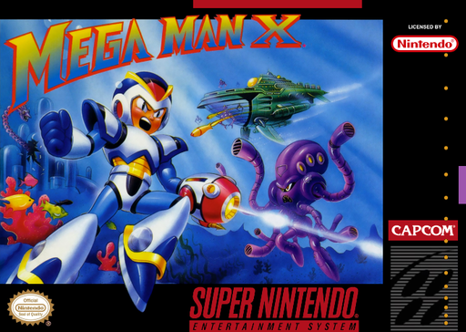 Mega Man X Game Cover